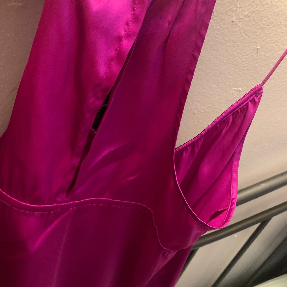 Fuchsia String Tank Top - Picture 7 of 9